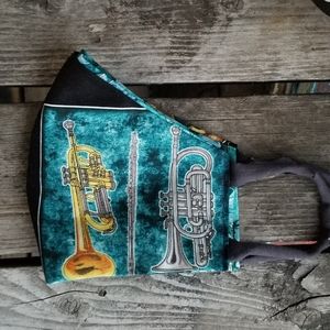 Horns Music Face Mask Handmade Musical
